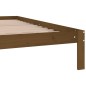 vidaXL Estructura de cama madera maciza de pino marrón miel 200x200 cm vidaXL Estructura de cama madera maciza de pino marrón miel 200x200 cm