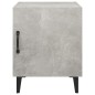 vidaXL Mesita de noche madera contrachapada gris hormigón vidaXL Mesita de noche madera contrachapada gris hormigón