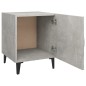 vidaXL Mesita de noche madera contrachapada gris hormigón vidaXL Mesita de noche madera contrachapada gris hormigón