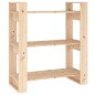 vidaXL Estantería/divisor de espacios madera maciza pino 80x35x91 cm vidaXL Estantería/divisor de espacios madera maciza pino 80x35x91 cm
