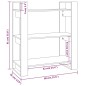vidaXL Estantería/divisor de espacios madera maciza pino 80x35x91 cm vidaXL Estantería/divisor de espacios madera maciza pino 80x35x91 cm