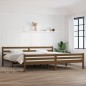 vidaXL Estructura cama madera maciza marrón miel Super King 180x200 cm