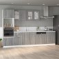 vidaXL Armario inferior de cocina contrachapado gris 60x46x81,5 cm vidaXL Armario inferior de cocina contrachapado gris 60x46x81,5 cm