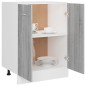 vidaXL Armario inferior de cocina contrachapado gris 60x46x81,5 cm vidaXL Armario inferior de cocina contrachapado gris 60x46x81,5 cm