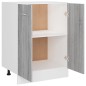 vidaXL Armario inferior de cocina contrachapado gris 60x46x81,5 cm vidaXL Armario inferior de cocina contrachapado gris 60x46x81,5 cm