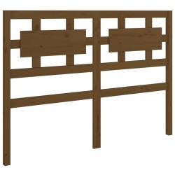 vidaXL Cabecero de cama madera maciza de pino marrón miel 205x4x100 cm