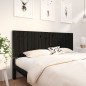 vidaXL Cabecero de cama madera maciza de pino negro 185,5x4x100 cm vidaXL Cabecero de cama madera maciza de pino negro 185,5x4x100 cm