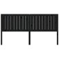 vidaXL Cabecero de cama madera maciza de pino negro 185,5x4x100 cm vidaXL Cabecero de cama madera maciza de pino negro 185,5x4x100 cm