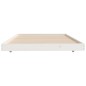 vidaXL Estructura de cama madera maciza de pino blanco 100x200 cm