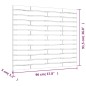 vidaXL Cabecero cama pared madera maciza pino marrón miel 96x3x91,5 cm vidaXL Cabecero cama pared madera maciza pino marrón miel 96x3x91,5 cm