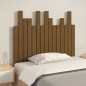 vidaXL Cabecero cama pared madera maciza pino marrón miel 95,5x3x80 cm