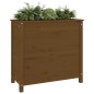 vidaXL Jardinera madera maciza de pino marrón miel 82,5x40x78 cm vidaXL Jardinera madera maciza de pino marrón miel 82,5x40x78 cm