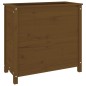 vidaXL Jardinera madera maciza de pino marrón miel 82,5x40x78 cm vidaXL Jardinera madera maciza de pino marrón miel 82,5x40x78 cm