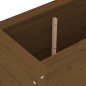 vidaXL Jardinera madera maciza de pino marrón miel 82,5x40x78 cm vidaXL Jardinera madera maciza de pino marrón miel 82,5x40x78 cm