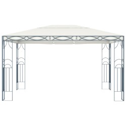 vidaXL Cenador color crema 400x300 cm