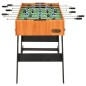 vidaXL Futbolín plegable marrón claro 121x61x80 cm vidaXL Futbolín plegable marrón claro 121x61x80 cm