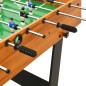 vidaXL Futbolín plegable marrón claro 121x61x80 cm vidaXL Futbolín plegable marrón claro 121x61x80 cm