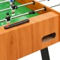 vidaXL Futbolín plegable marrón claro 121x61x80 cm vidaXL Futbolín plegable marrón claro 121x61x80 cm
