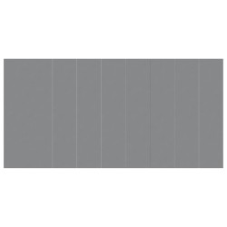 vidaXL Tapiz de suelo piscina geotextil poliéster gris claro 999x500cm