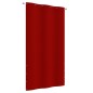 vidaXL Toldo para balcón de tela oxford rojo 120x240 cm