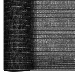 vidaXL Red de privacidad HDPE gris antracita 3,6x40 m 195 g/m²