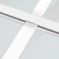 vidaXL Puerta corredera ESG vidrio y aluminio blanca 76x205 cm vidaXL Puerta corredera ESG vidrio y aluminio blanca 76x205 cm