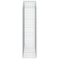 vidaXL Cesta gaviones forma arco hierro galvanizado 150x50x180/200 cm