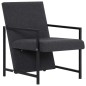 vidaXL Sillón de tela gris vidaXL Sillón de tela gris