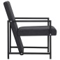vidaXL Sillón de tela gris vidaXL Sillón de tela gris