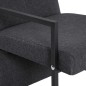 vidaXL Sillón de tela gris vidaXL Sillón de tela gris