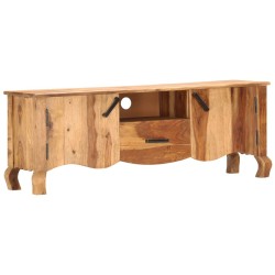 vidaXL Mueble para TV de madera maciza de sheesham 115x30x42 cm
