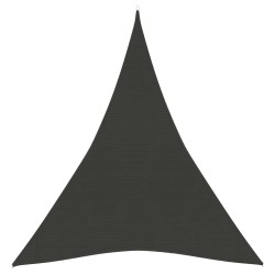 vidaXL Toldo de vela gris antracita HDPE 160 g/m² 3x4x4 m