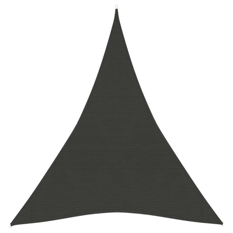 vidaXL Toldo de vela gris antracita HDPE 160 g/m² 3x4x4 m