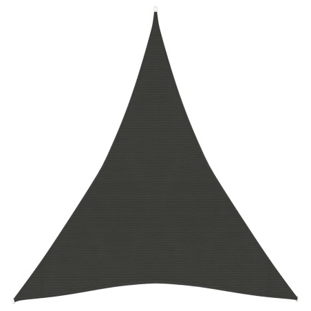 vidaXL Toldo de vela gris antracita HDPE 160 g/m² 3x4x4 m