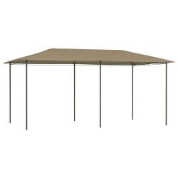vidaXL Cenador gris taupe 3x6x2,6 m 160 g/m²