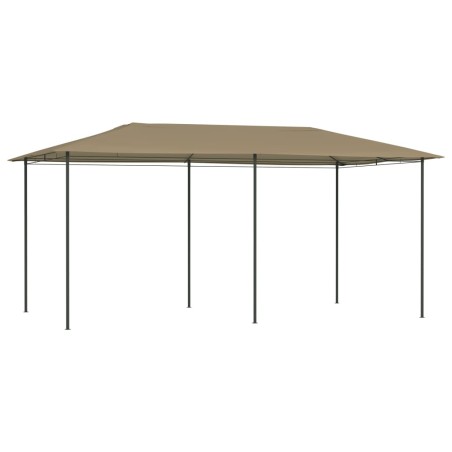 vidaXL Cenador gris taupe 3x6x2,6 m 160 g/m²