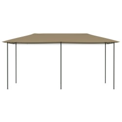 vidaXL Cenador gris taupe 3x6x2,6 m 160 g/m²