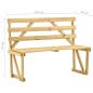 vidaXL Banco de jardín de madera de pino impregnada 120 cm vidaXL Banco de jardín de madera de pino impregnada 120 cm