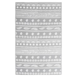 vidaXL Alfombra de exterior PP gris 160x230 cm