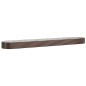 vidaXL Jardinera arriate acero recubrimiento polvo marrón 544x100x36cm vidaXL Jardinera arriate acero recubrimiento polvo marrón 544x100x36cm