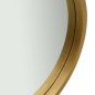 vidaXL Espejo de pared con correa dorado 50 cm vidaXL Espejo de pared con correa dorado 50 cm