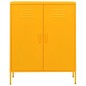 vidaXL Armario de almacenamiento acero amarillo mostaza 80x35x101,5 cm vidaXL Armario de almacenamiento acero amarillo mostaza 80x35x101,5 cm