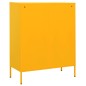 vidaXL Armario de almacenamiento acero amarillo mostaza 80x35x101,5 cm vidaXL Armario de almacenamiento acero amarillo mostaza 80x35x101,5 cm