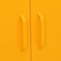 vidaXL Armario de almacenamiento acero amarillo mostaza 80x35x101,5 cm vidaXL Armario de almacenamiento acero amarillo mostaza 80x35x101,5 cm