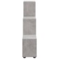 vidaXL Estantería forma de escalera madera contrachapada gris hormigón vidaXL Estantería forma de escalera madera contrachapada gris hormigón