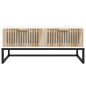 vidaXL Mesa de centro hierro y madera contrachapada blanco 80x40x35 cm vidaXL Mesa de centro hierro y madera contrachapada blanco 80x40x35 cm