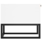 vidaXL Mesa de centro hierro y madera contrachapada blanco 80x40x35 cm vidaXL Mesa de centro hierro y madera contrachapada blanco 80x40x35 cm