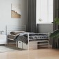 vidaXL Estructura cama metal con cabecero y pie cama blanca 75x190 cm vidaXL Estructura cama metal con cabecero y pie cama blanca 75x190 cm
