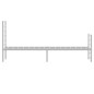 vidaXL Estructura cama metal con cabecero y pie cama blanca 75x190 cm vidaXL Estructura cama metal con cabecero y pie cama blanca 75x190 cm