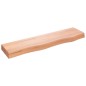 vidaXL Estante de pared madera de roble tratada marrón claro 80x20x6cm vidaXL Estante de pared madera de roble tratada marrón claro 80x20x6cm